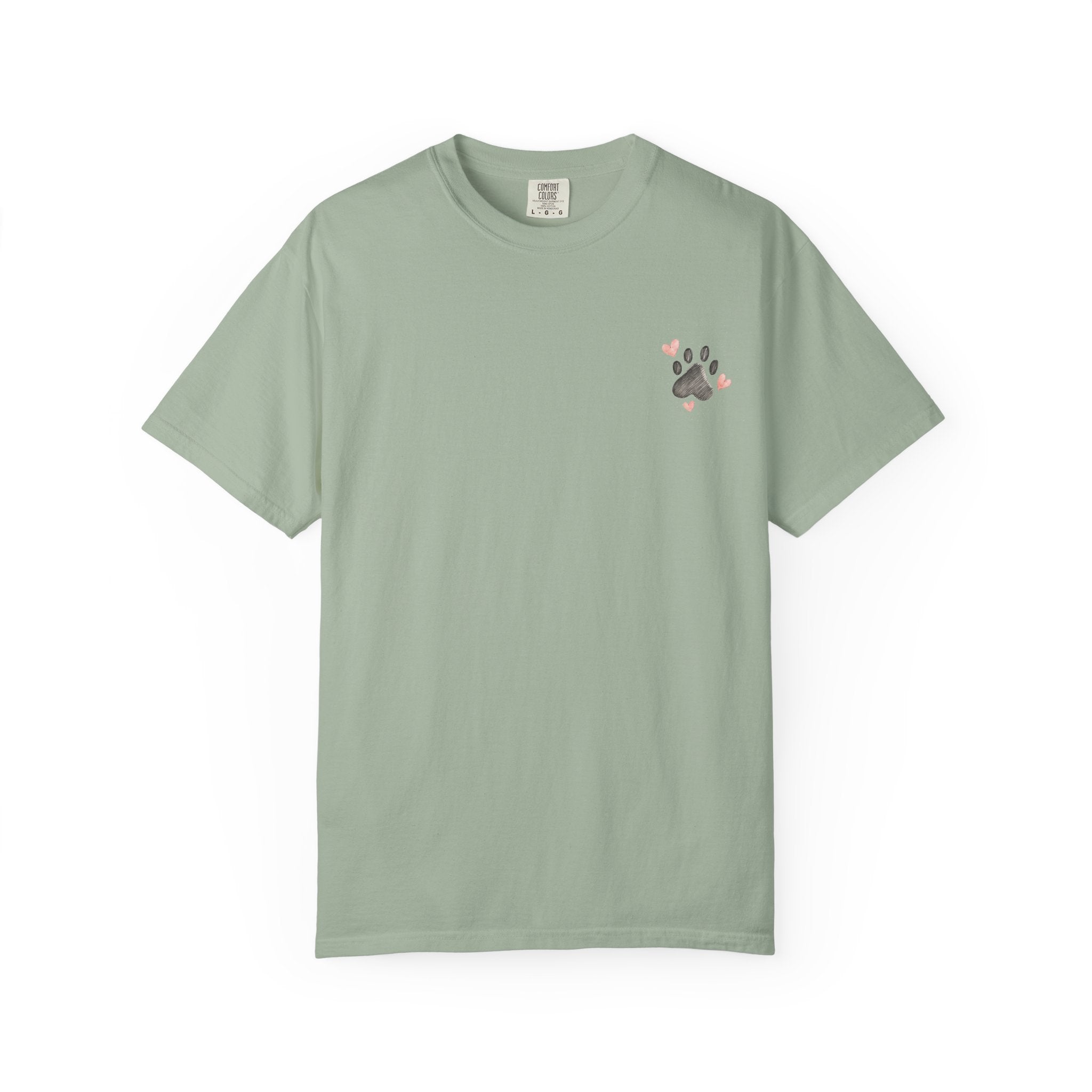 Faith Family and Fur T-Shirt — Paw Print & Bone Frame Tee