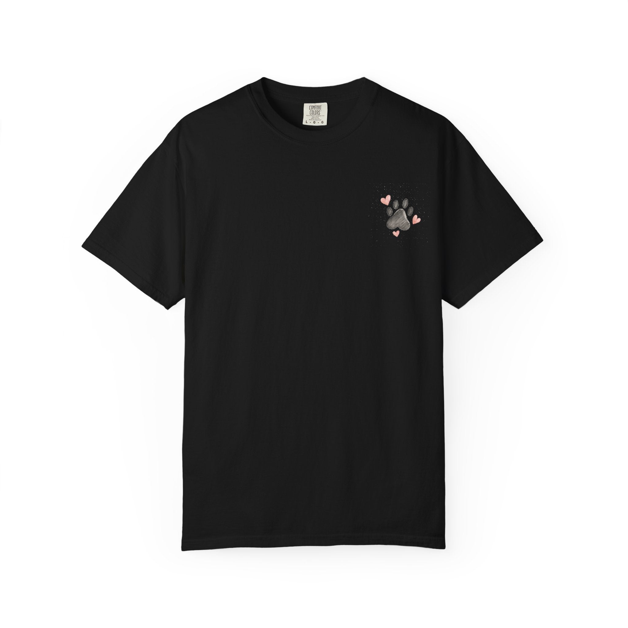 Faith Family and Fur T-Shirt — Paw Print & Bone Frame Tee