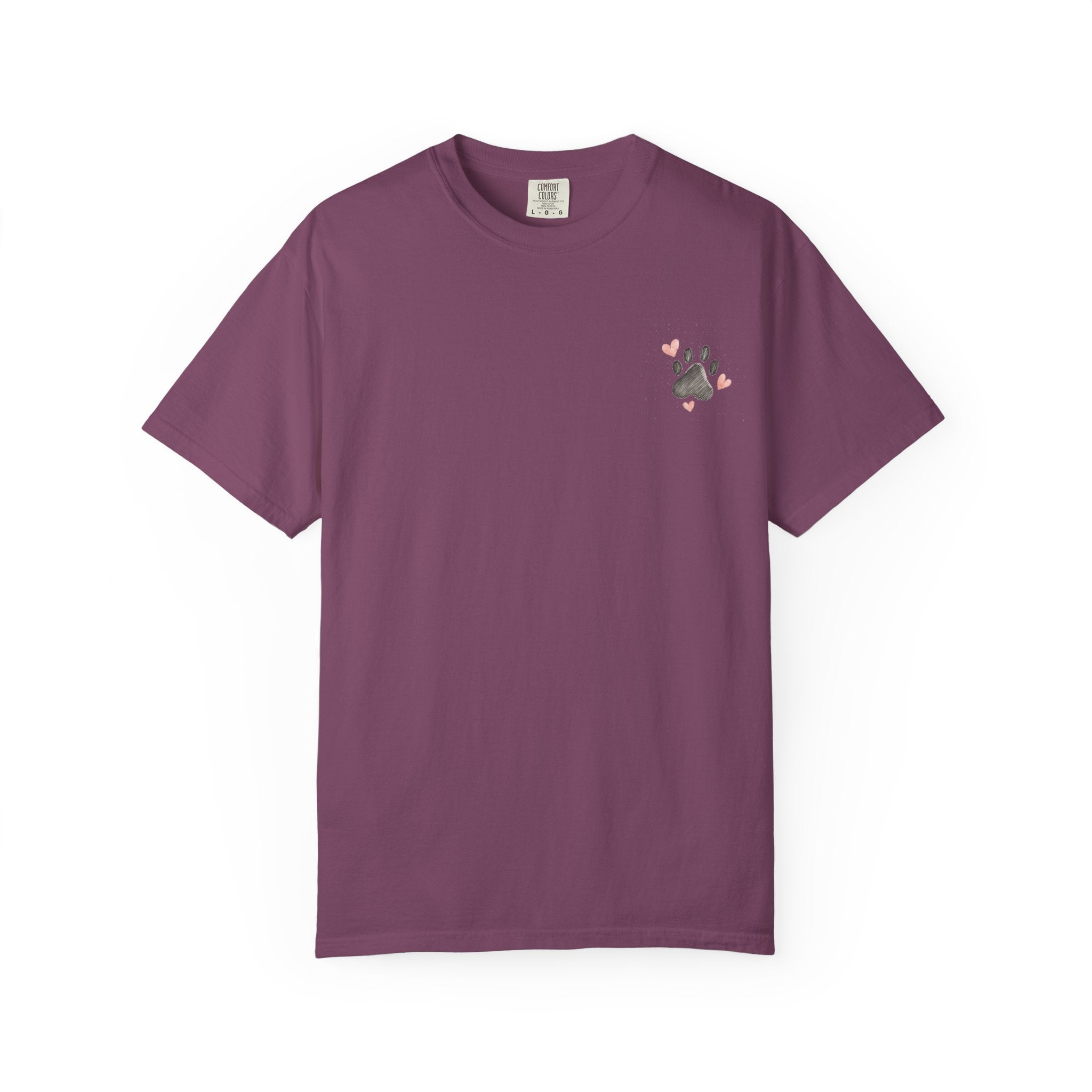 Faith Family and Fur T-Shirt — Paw Print & Bone Frame Tee