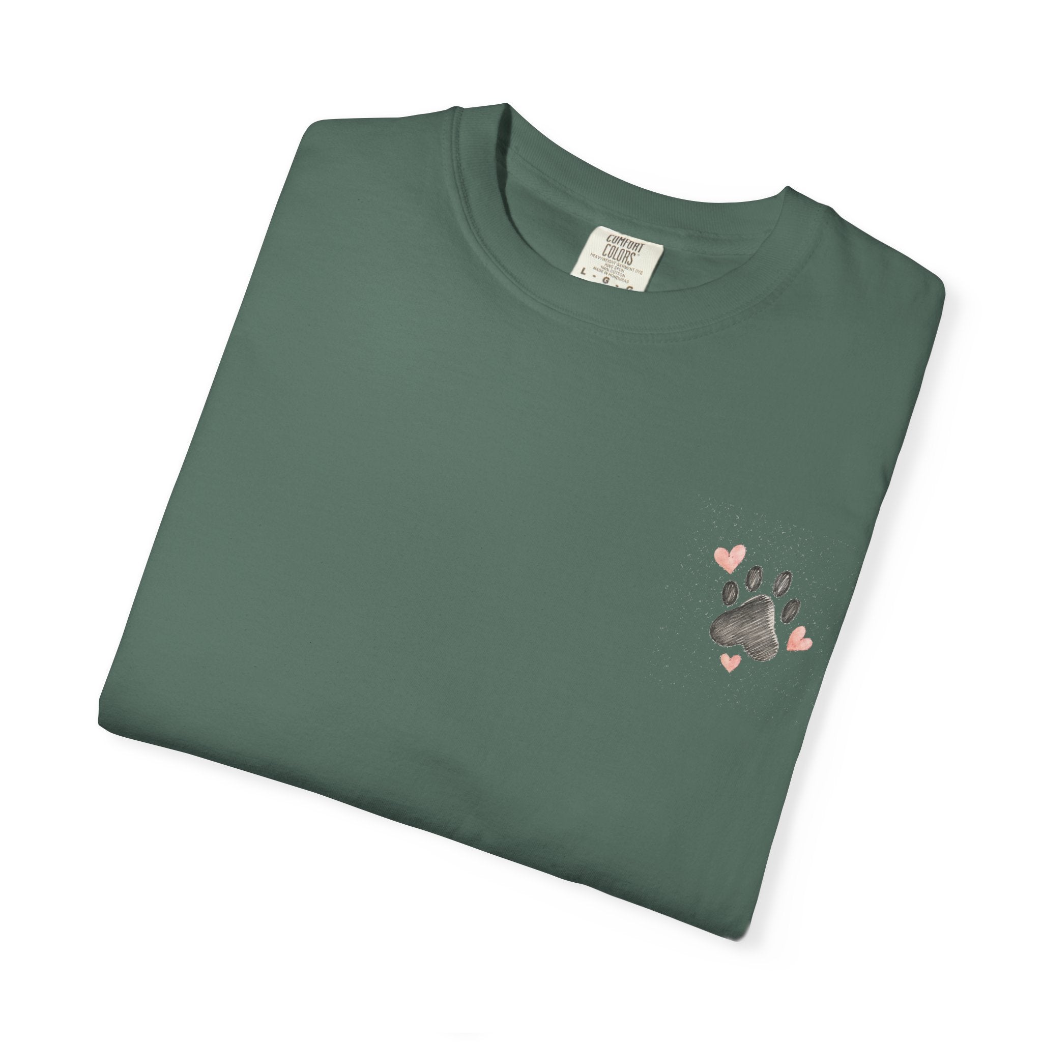 Faith Family and Fur T-Shirt — Paw Print & Bone Frame Tee