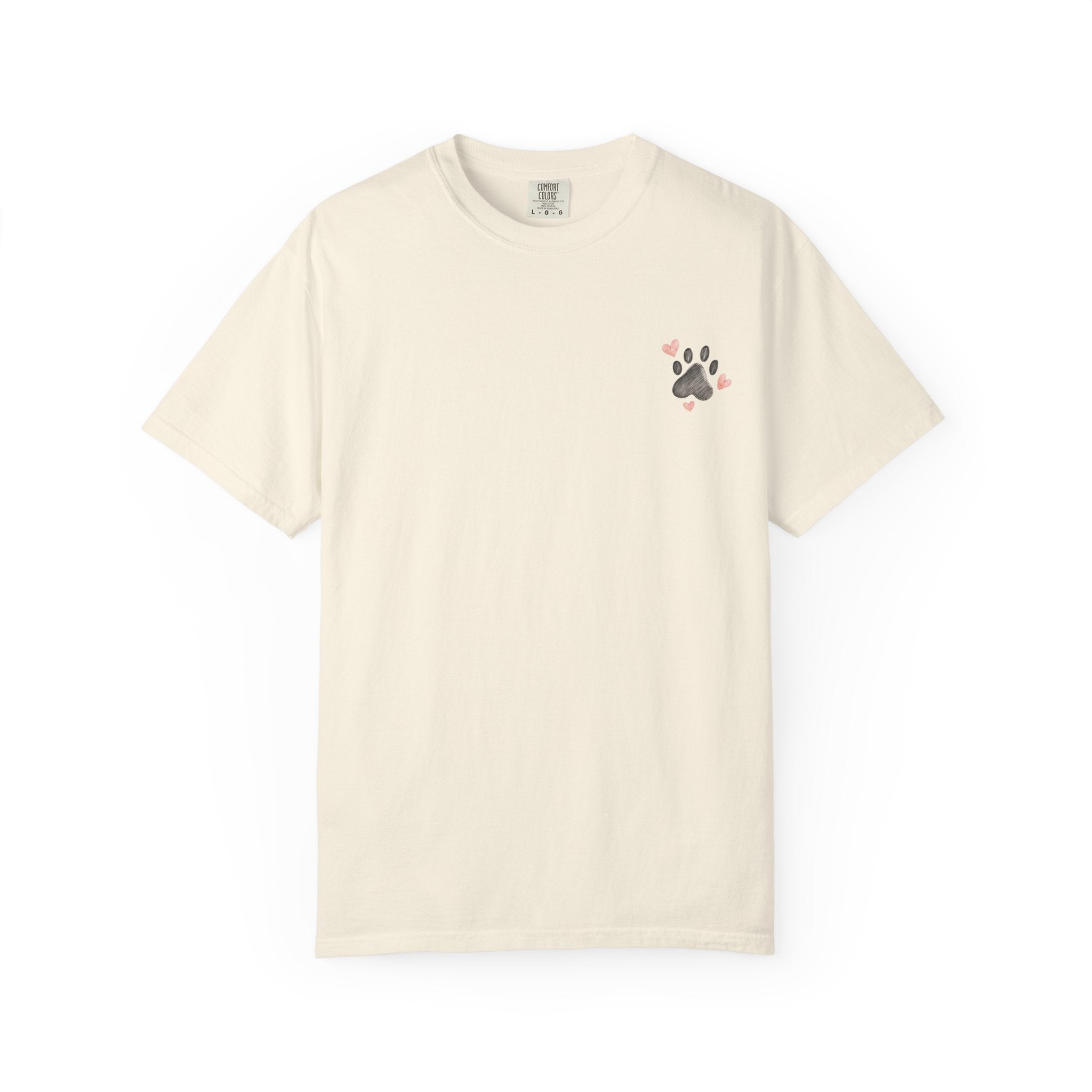 Faith Family and Fur T-Shirt — Paw Print & Bone Frame Tee