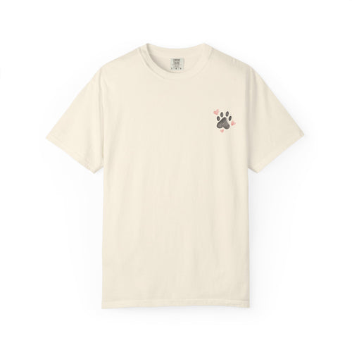Faith Family and Fur T-Shirt — Paw Print & Bone Frame Tee