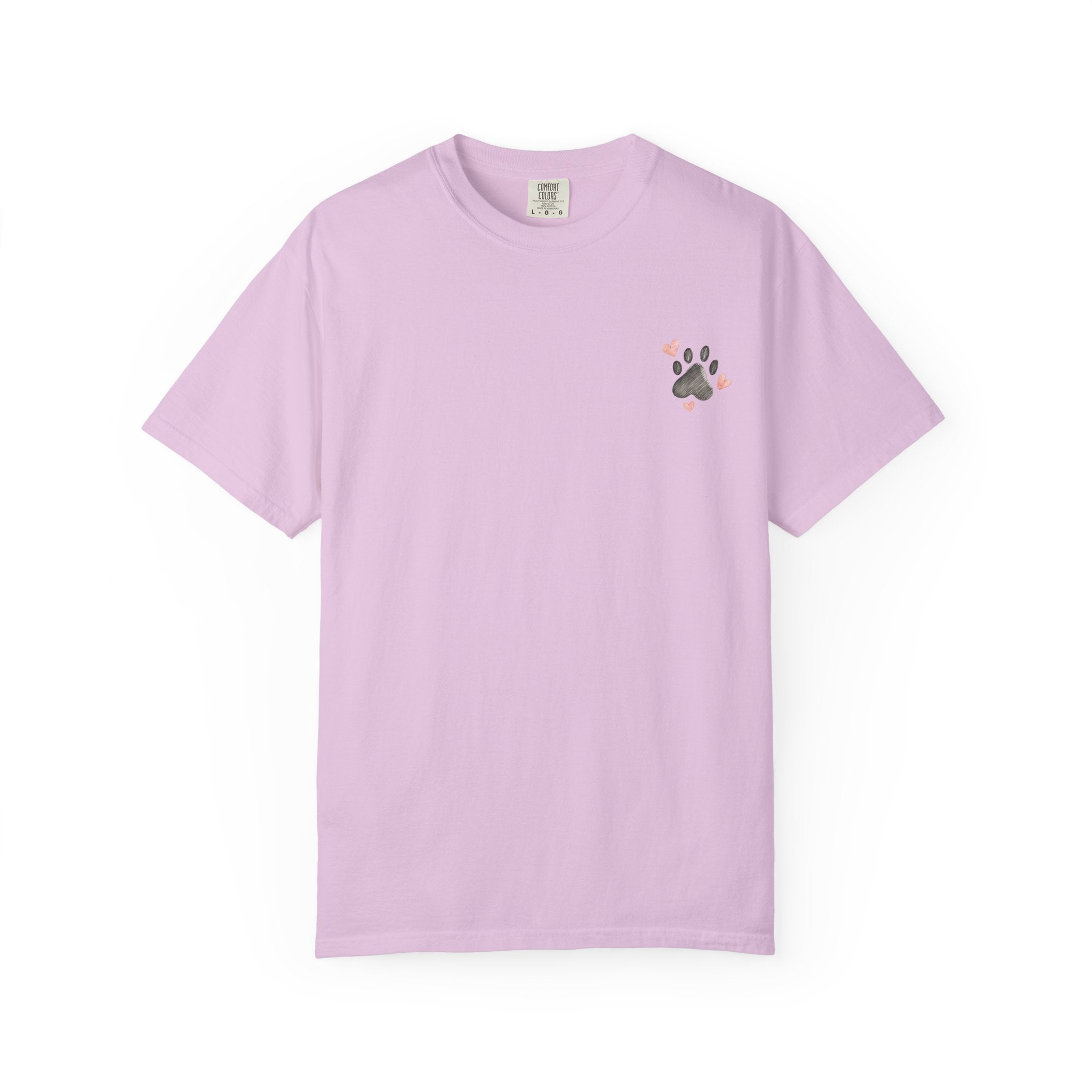 Faith Family and Fur T-Shirt — Paw Print & Bone Frame Tee
