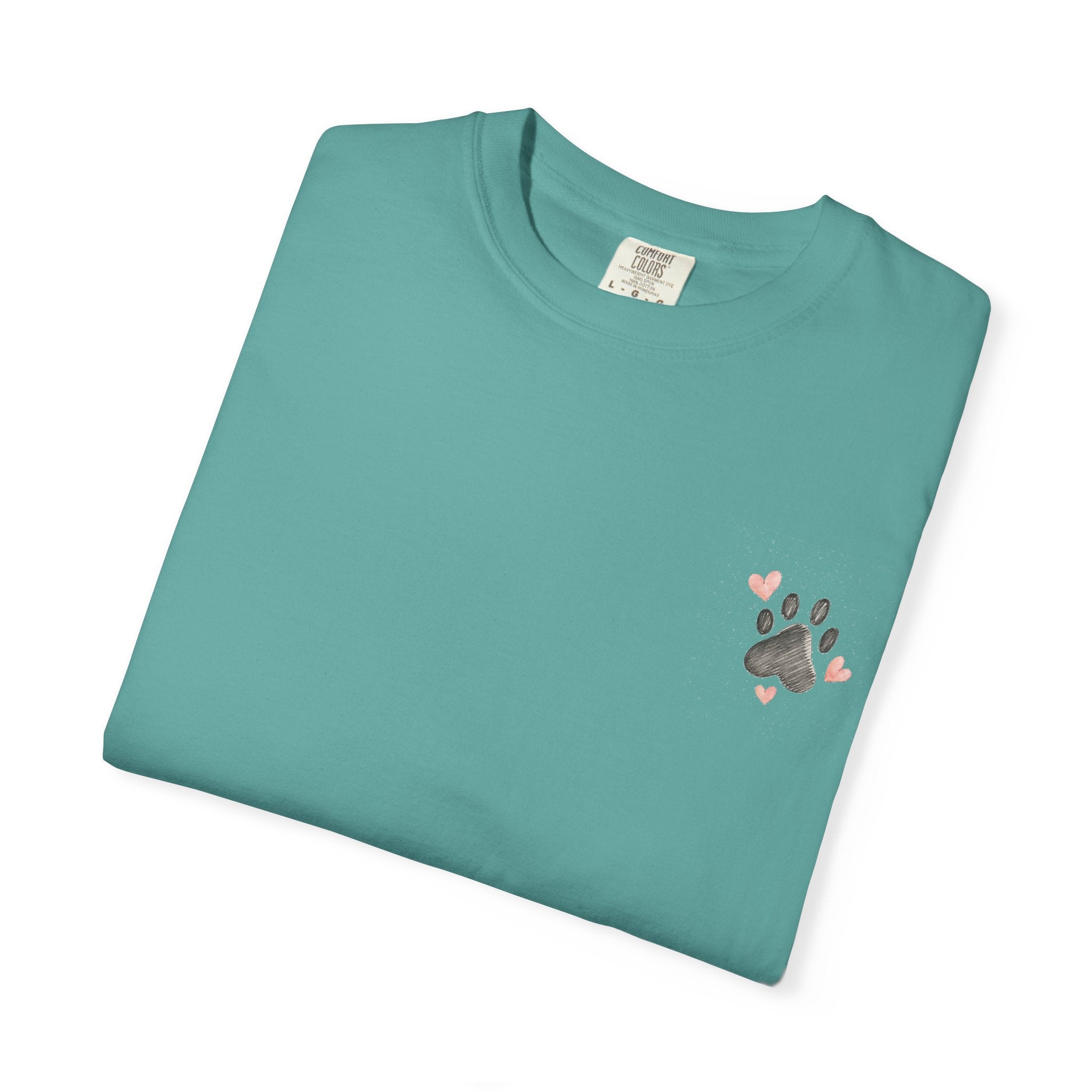 Faith Family and Fur T-Shirt — Paw Print & Bone Frame Tee