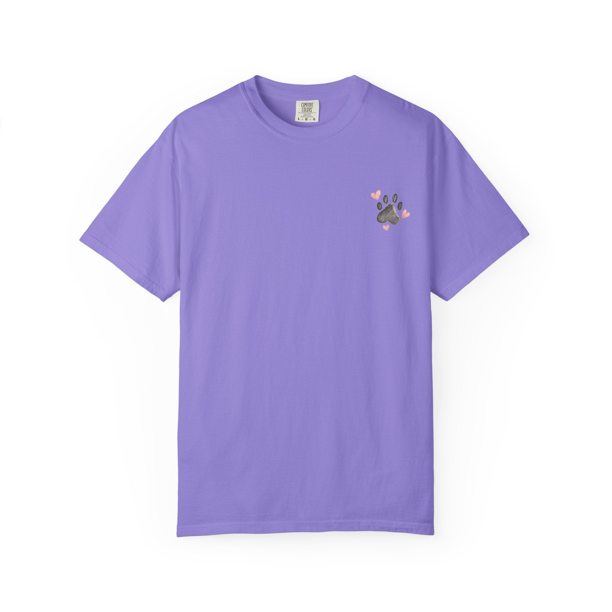 Faith Family and Fur T-Shirt — Paw Print & Bone Frame Tee
