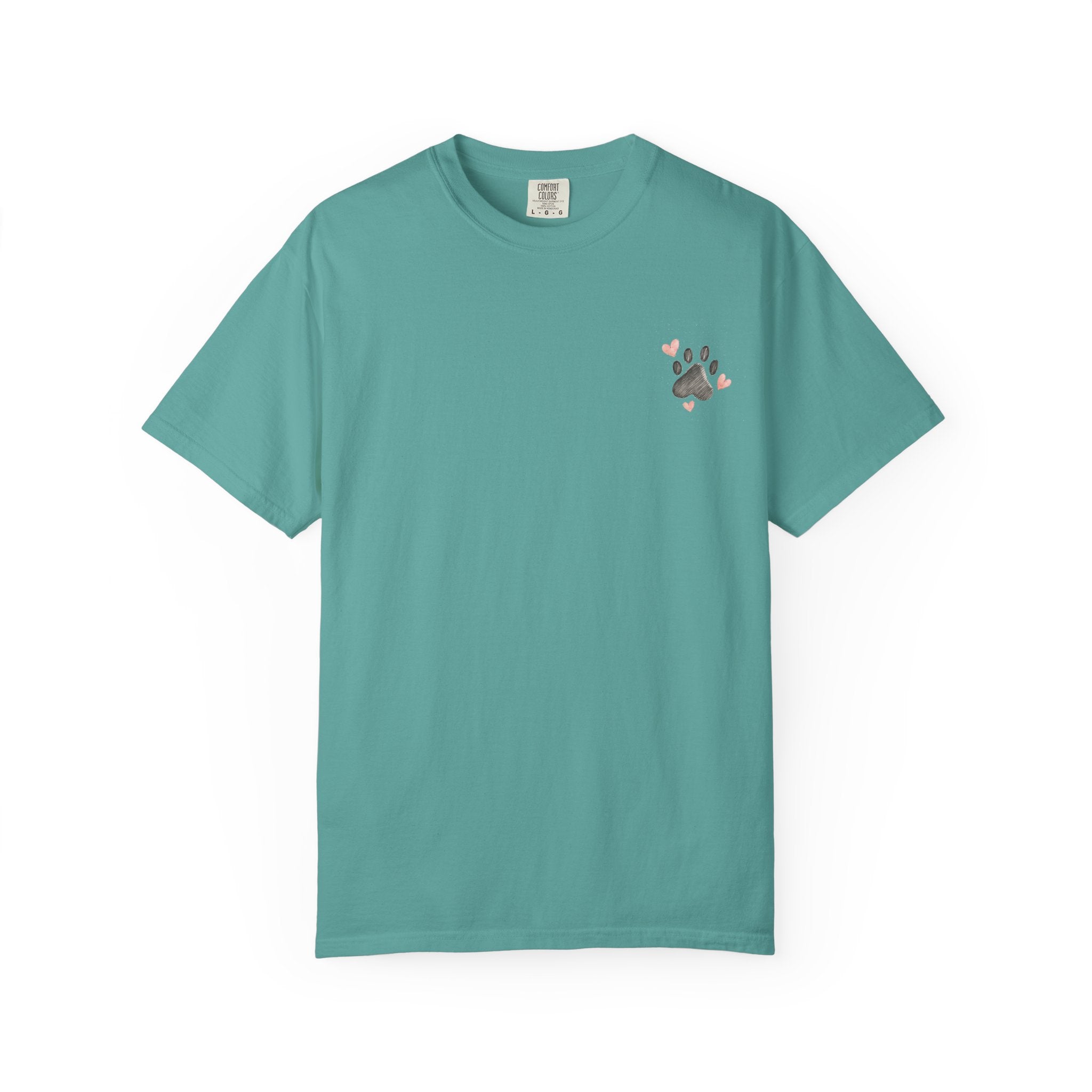 Faith Family and Fur T-Shirt — Paw Print & Bone Frame Tee