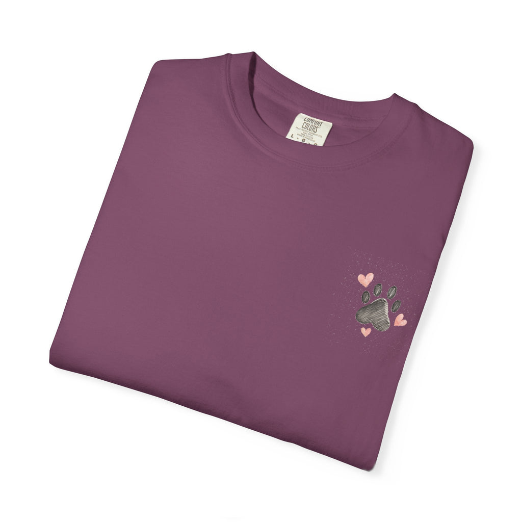 Faith Family and Fur T-Shirt — Paw Print & Bone Frame Tee