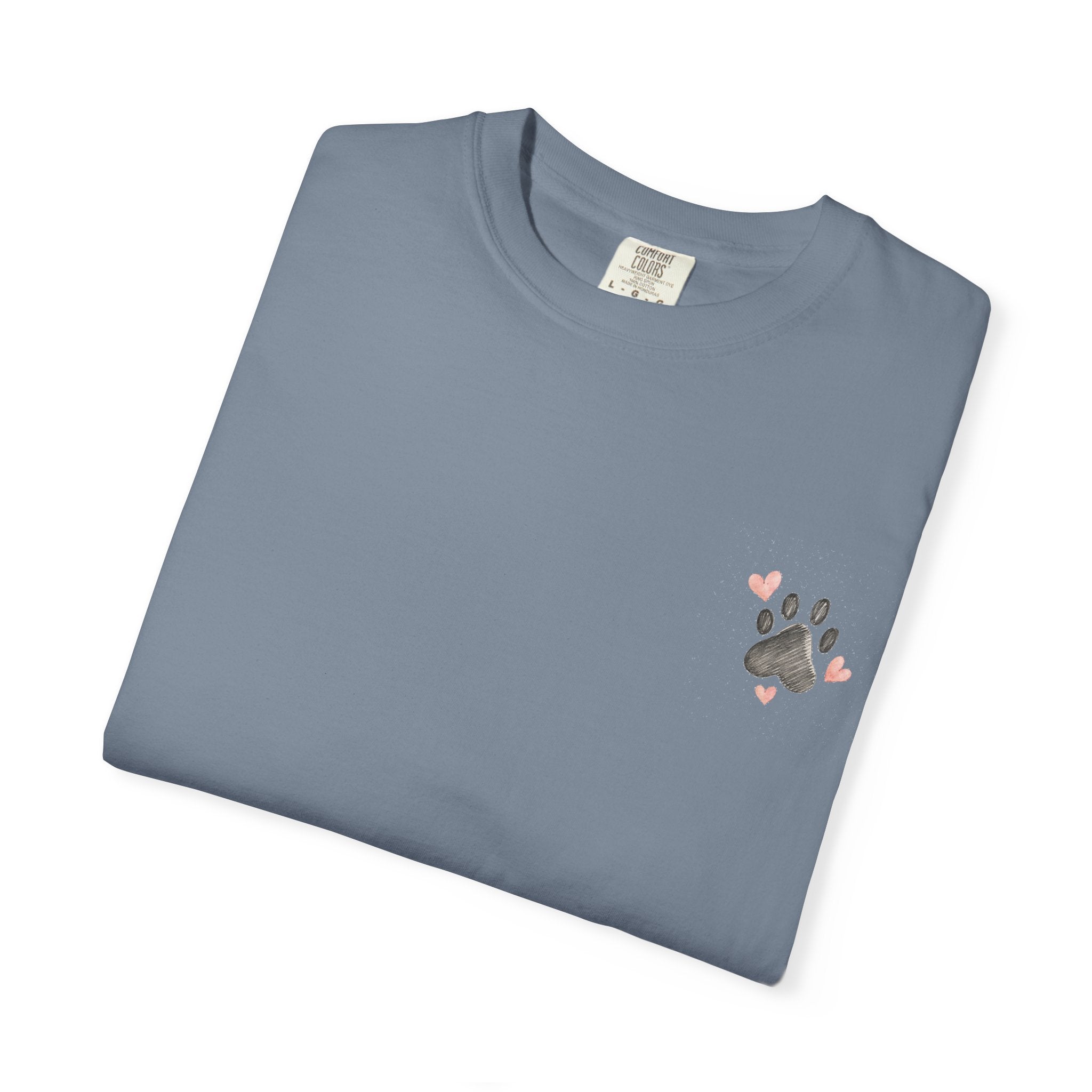 Faith Family and Fur T-Shirt — Paw Print & Bone Frame Tee
