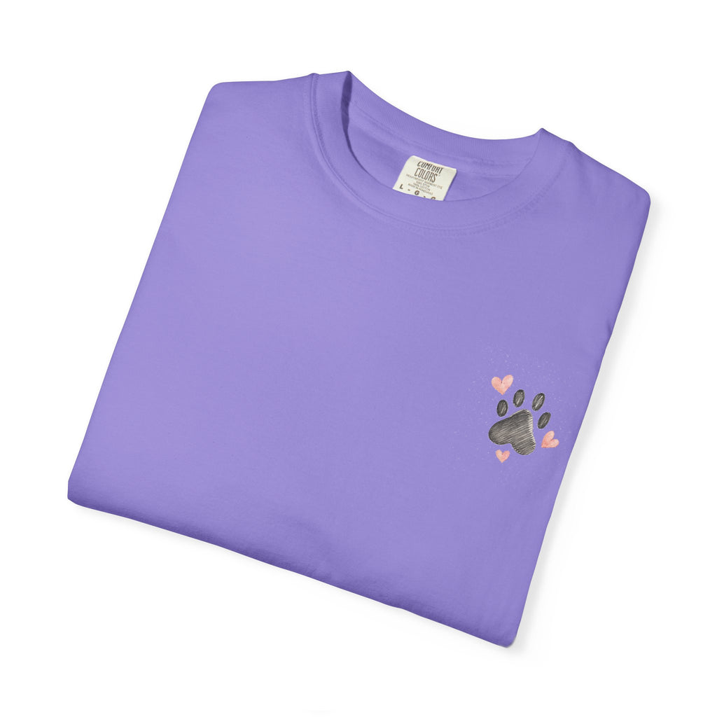 Faith Family and Fur T-Shirt — Paw Print & Bone Frame Tee