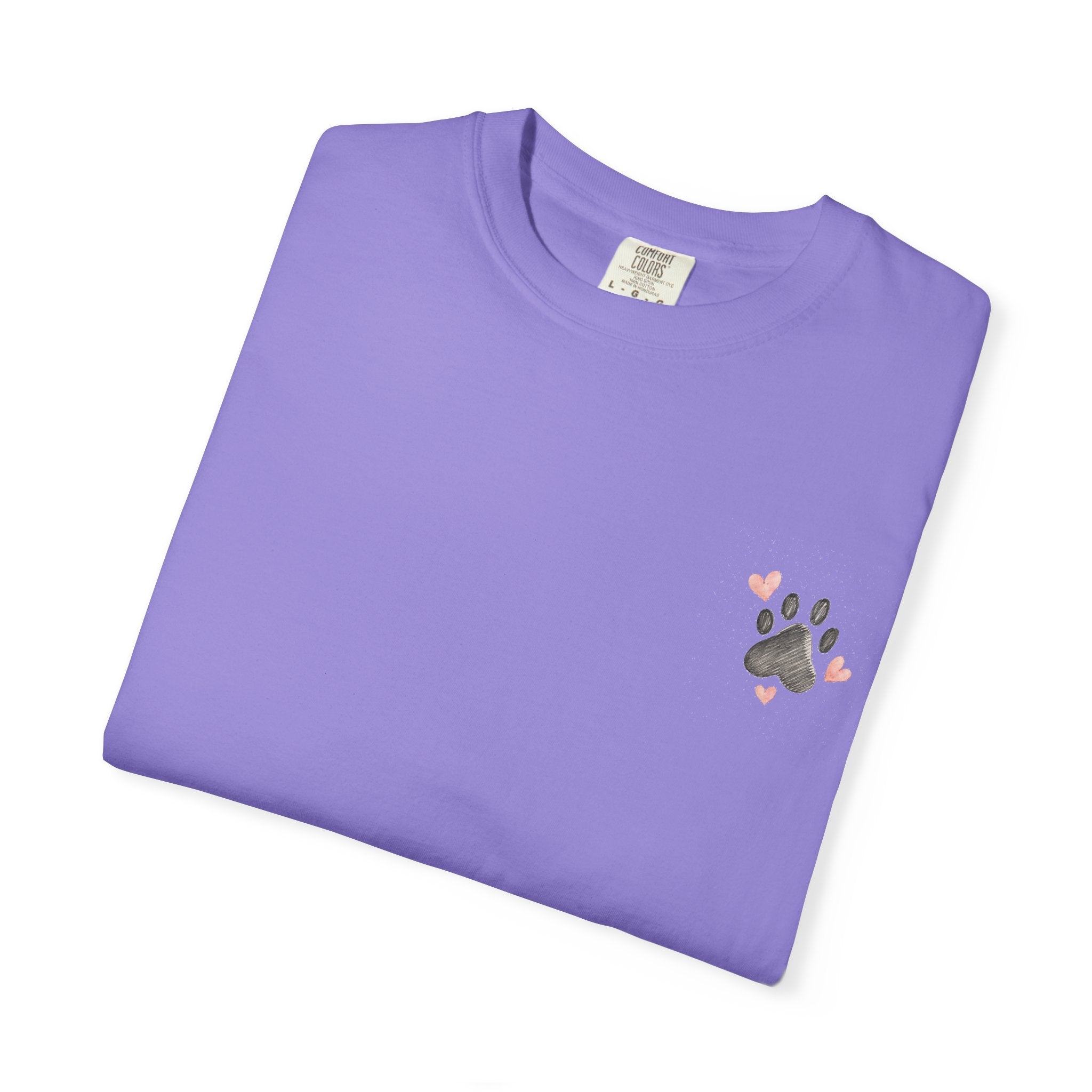 Faith Family and Fur T-Shirt — Paw Print & Bone Frame Tee