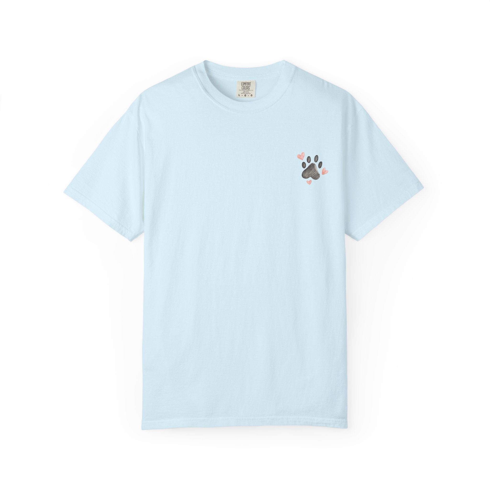 Faith Family and Fur T-Shirt — Paw Print & Bone Frame Tee