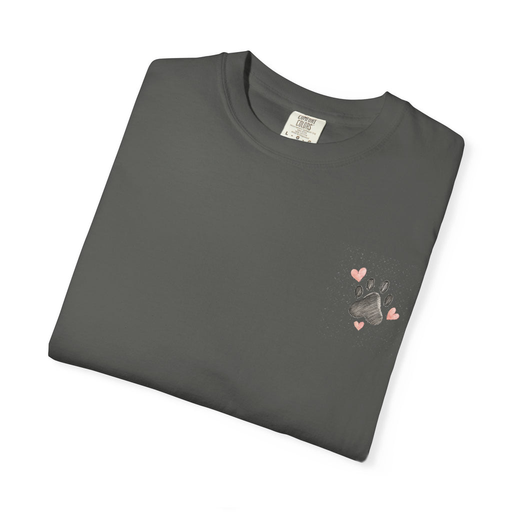 Faith Family and Fur T-Shirt — Paw Print & Bone Frame Tee