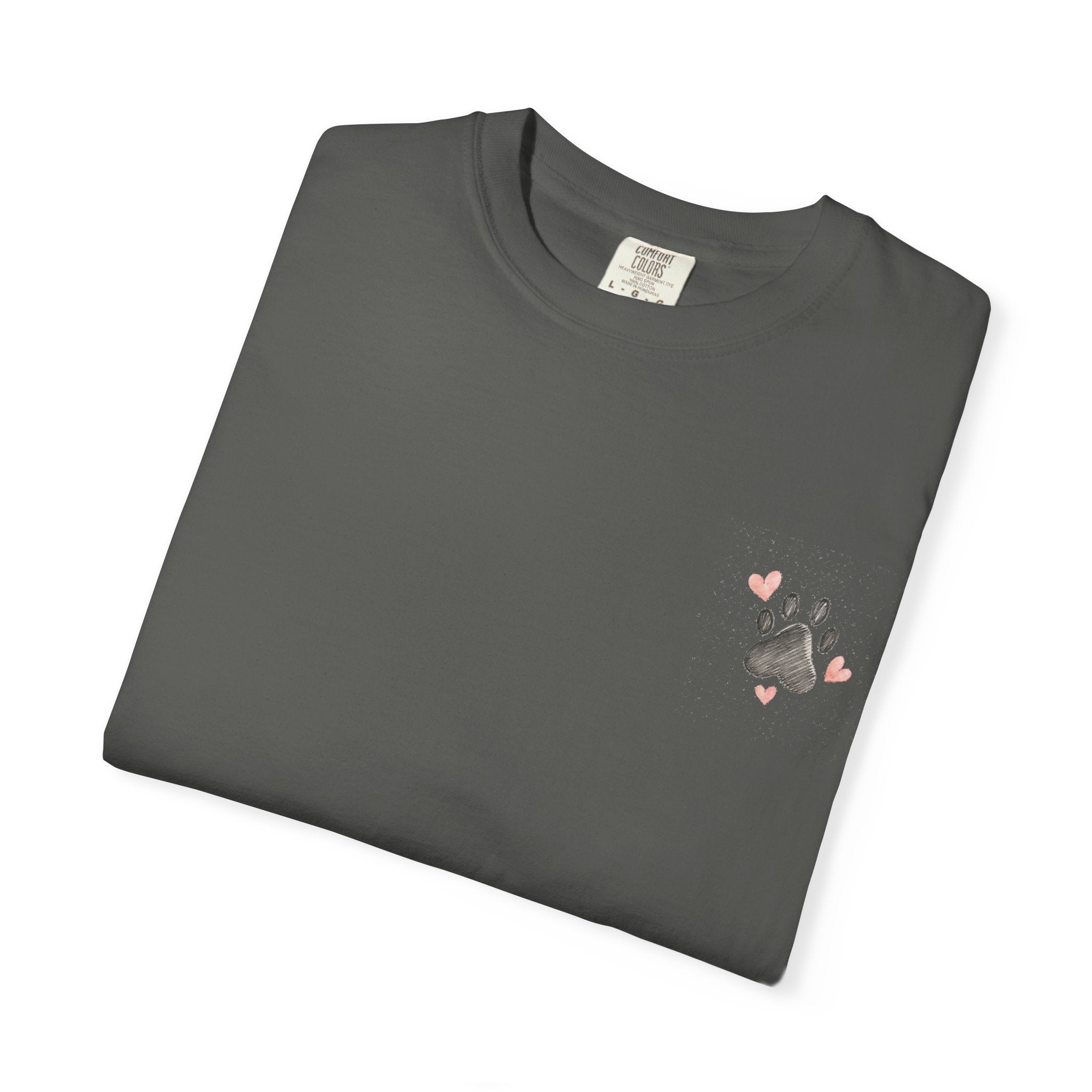Faith Family and Fur T-Shirt — Paw Print & Bone Frame Tee
