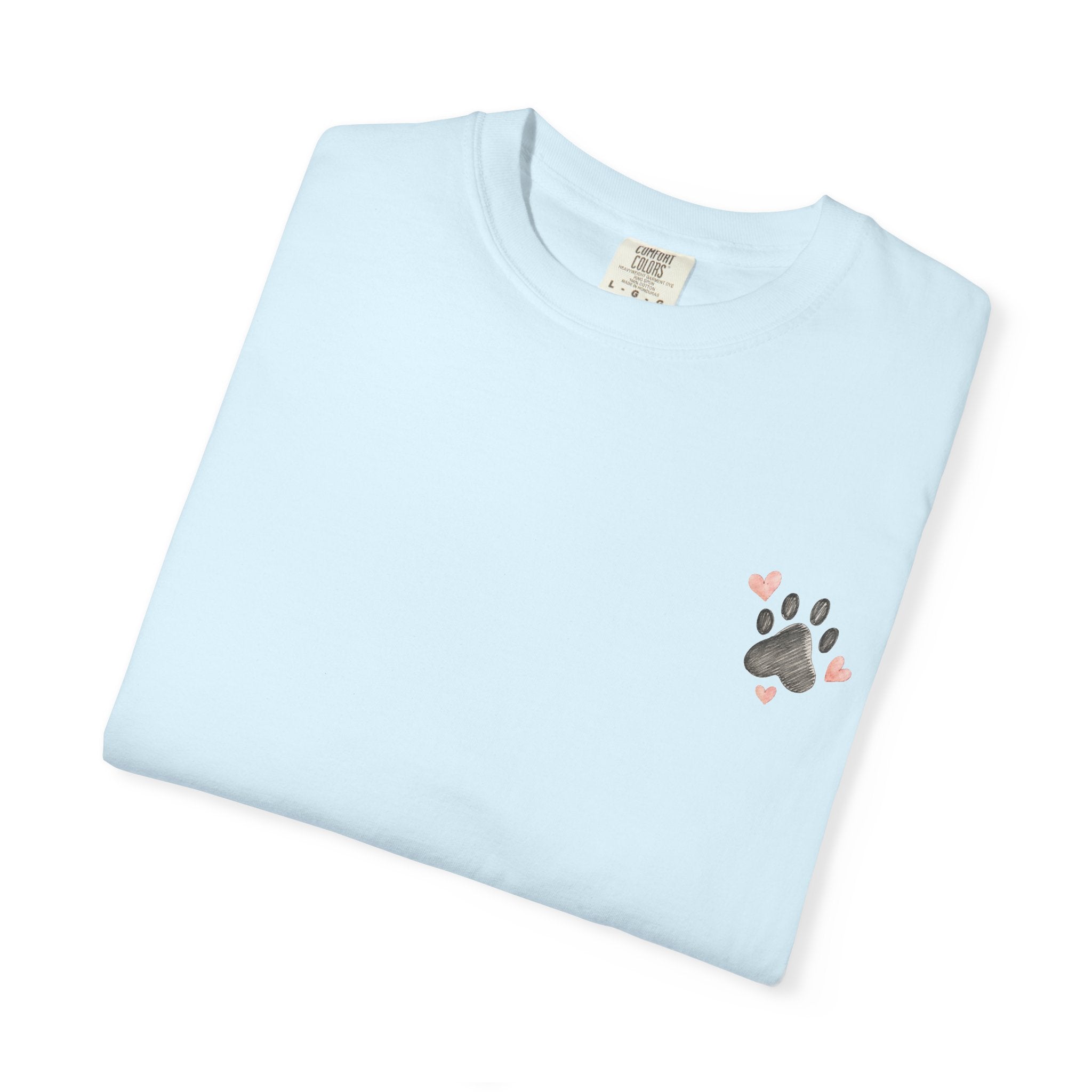 Faith Family and Fur T-Shirt — Paw Print & Bone Frame Tee
