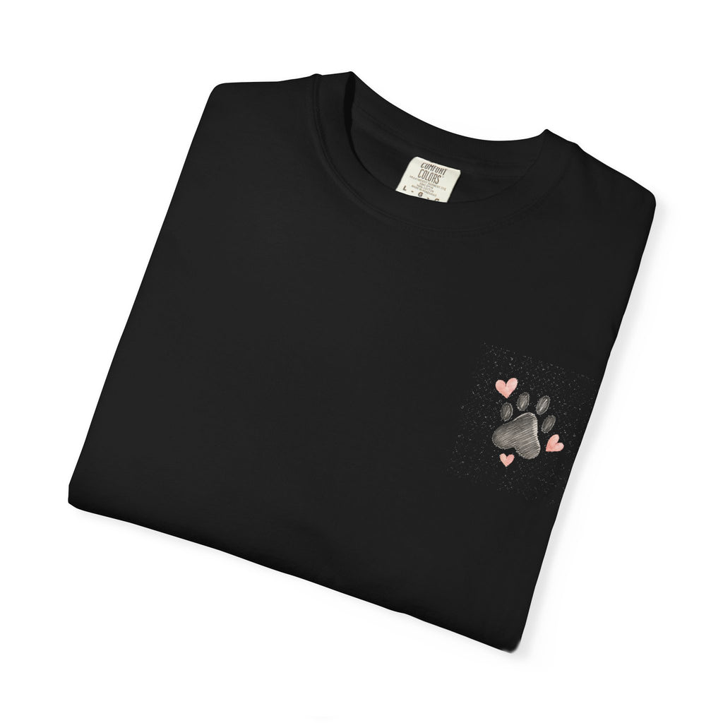 Faith Family and Fur T-Shirt — Paw Print & Bone Frame Tee