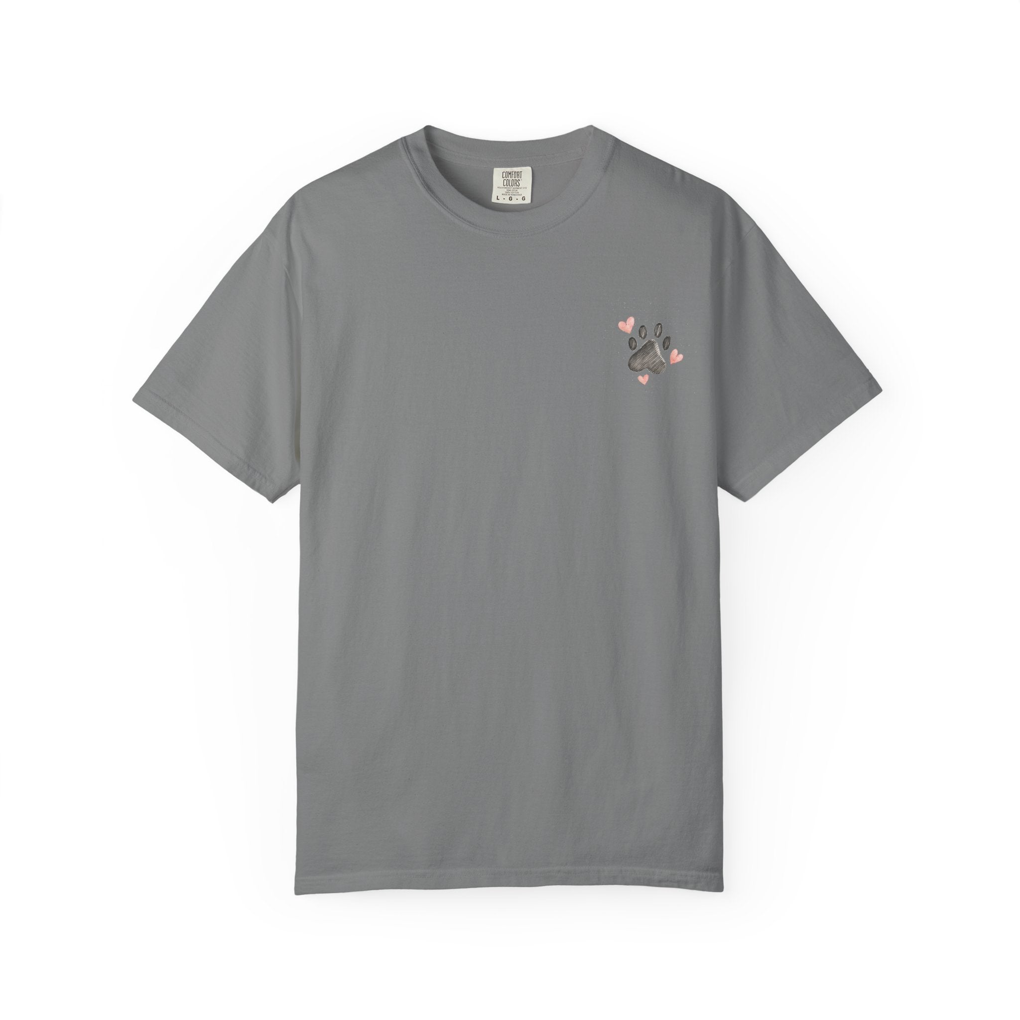 Faith Family and Fur T-Shirt — Paw Print & Bone Frame Tee