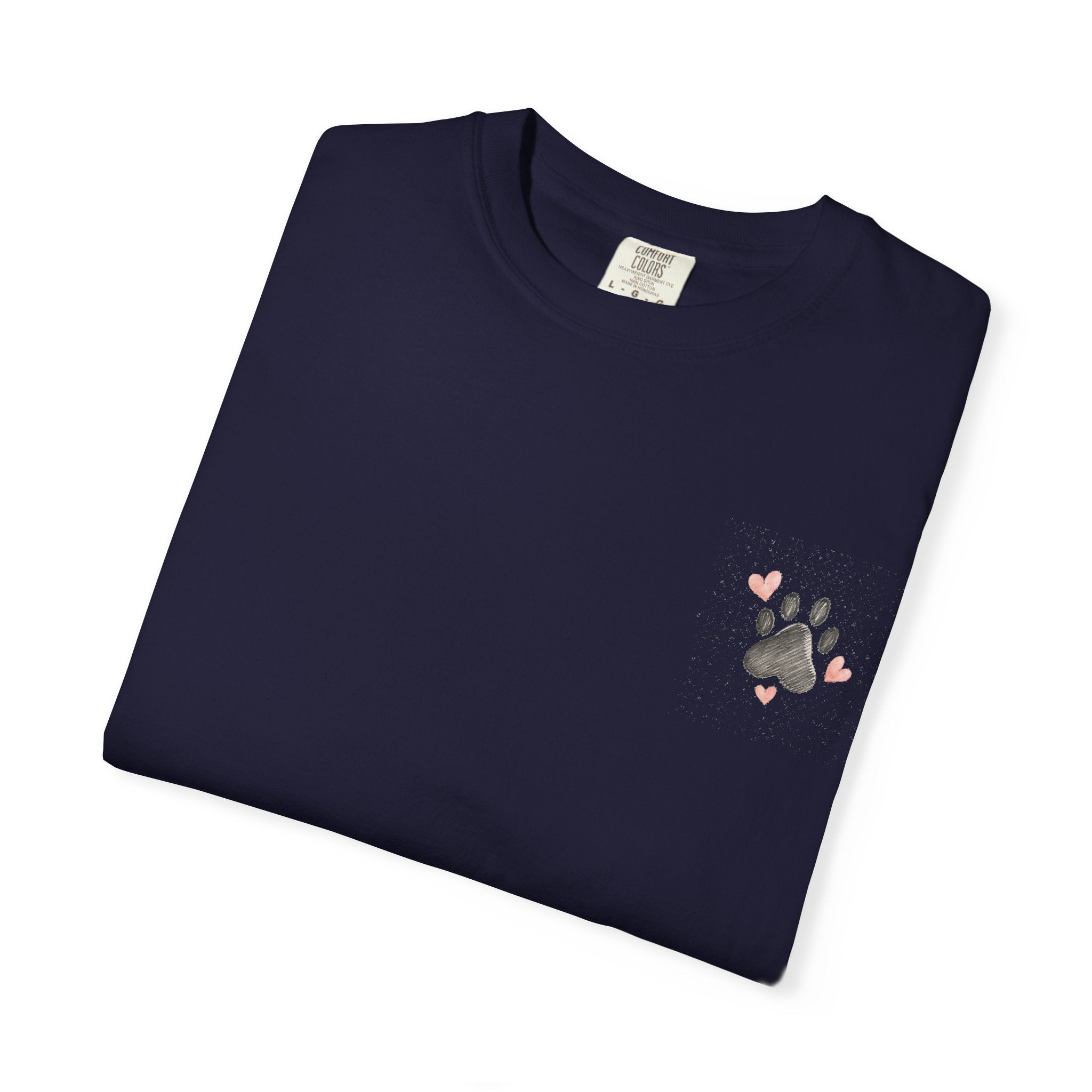 Faith Family and Fur T-Shirt — Paw Print & Bone Frame Tee