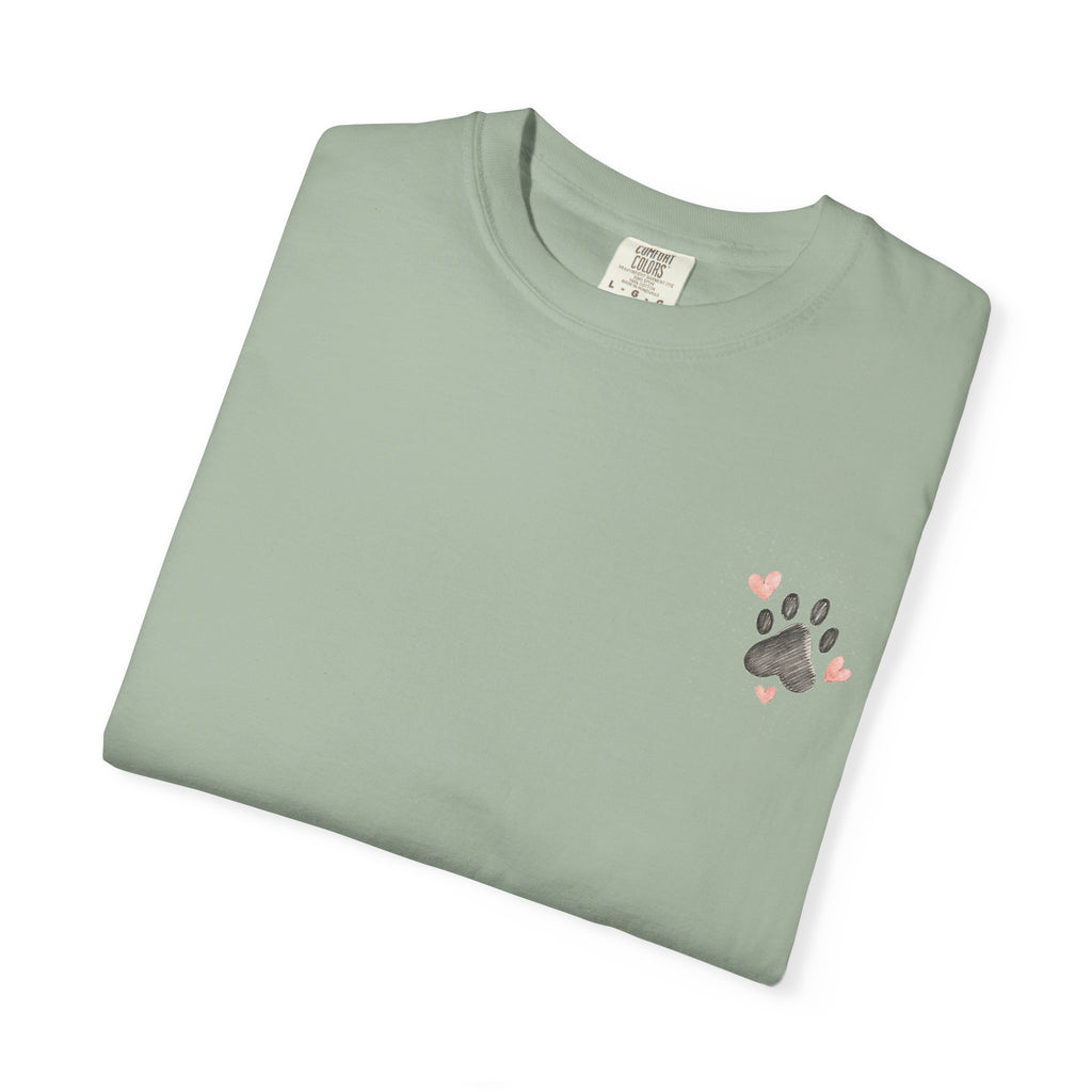 Faith Family and Fur T-Shirt — Paw Print & Bone Frame Tee