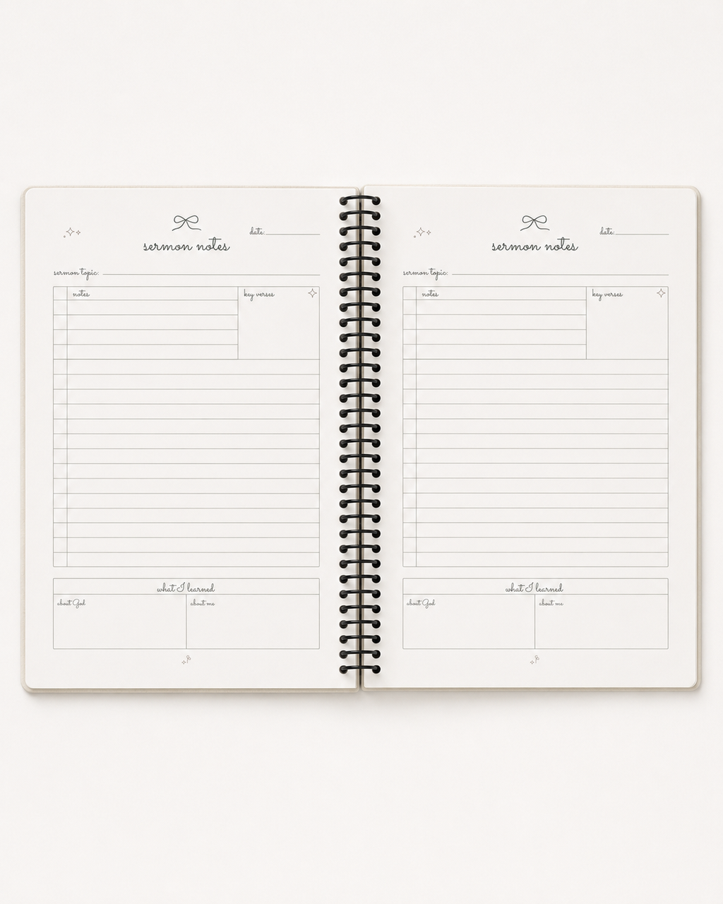 Sermon Notes Blue (Boys)